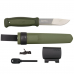 Faca Morakniv Kansbol (S) verde c/ Kit de sobrevivência